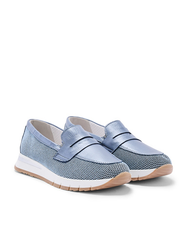 Mocassins élastiqués semelle compensée