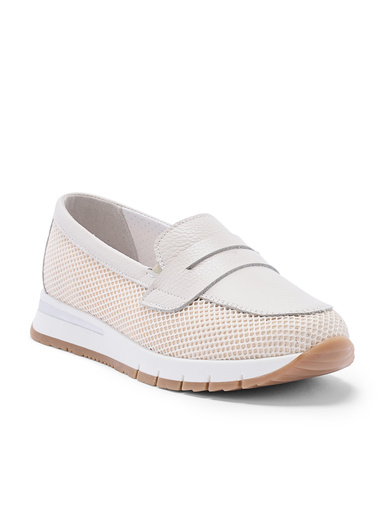 Mocassins élastiqués semelle compensée