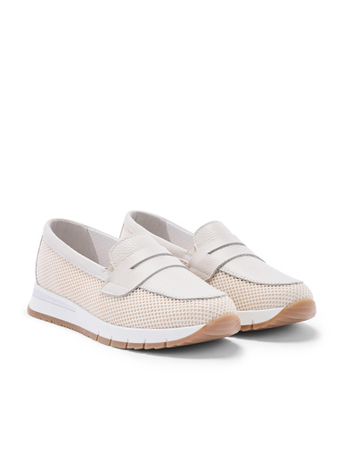 Mocassins élastiqués semelle compensée