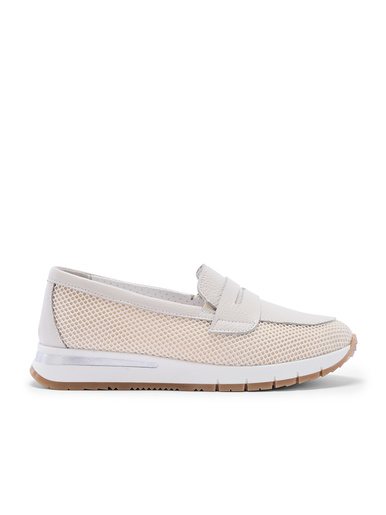Mocassins élastiqués semelle compensée