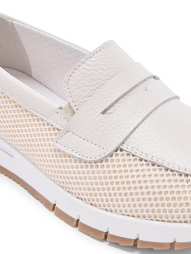 Mocassins élastiqués semelle compensée