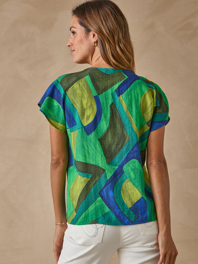 Blouse fluide évasée