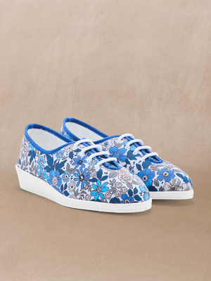 Derbies en toile intérieur éponge