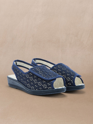 Sandales pantoufles ouverture totale