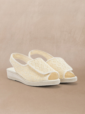 Sandales pantoufles ouverture totale