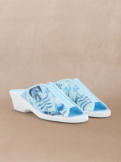 Mules élastiquées intérieur éponge