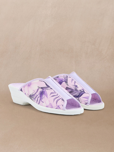 Mules élastiquées intérieur éponge