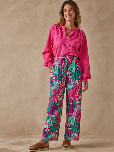 Pantalon large et fluide