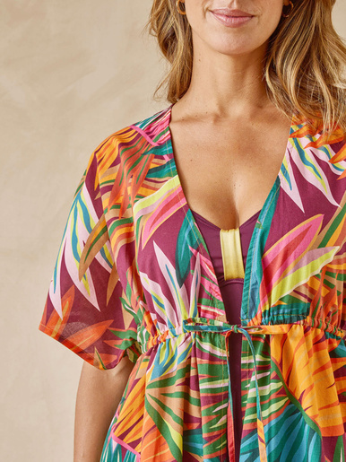 Kimono en voile de coton