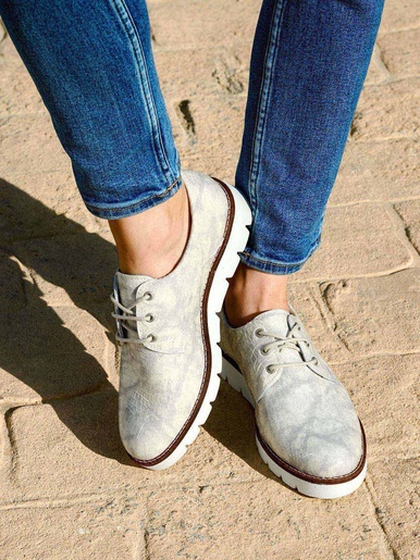 Derbies semelle amovible