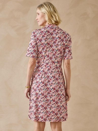 Robe effet portefeuille en maille