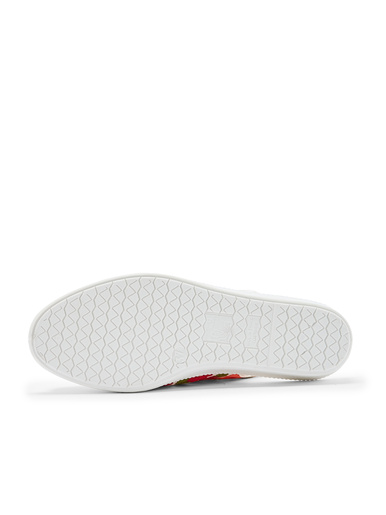 Sandales textile bout ouvert