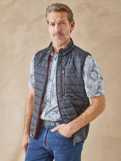 Doudoune sans manches matelassée