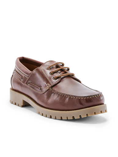Derbies homme style bateau