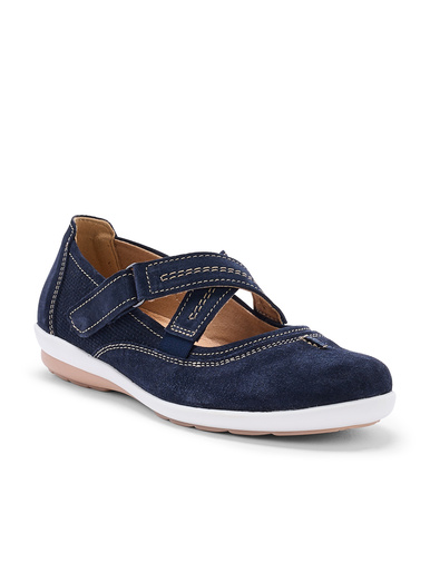 Babies cuir brides croisées