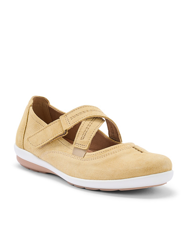 Babies cuir brides croisées