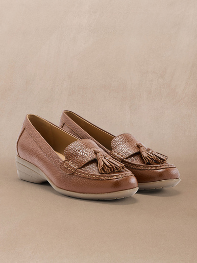 Mocassins à pompons