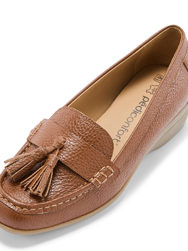 Mocassins à pompons