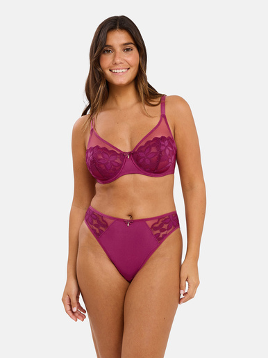 Soutien-gorge plongeant armatures Salomé