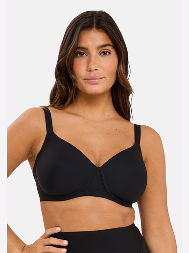 Soutien-gorge Perfect Curves à coques - Sans Complexe - Noir
