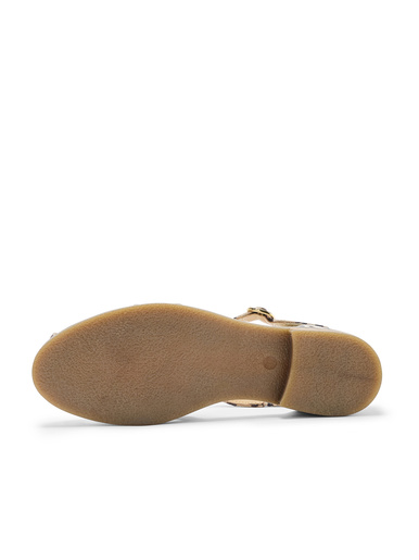 Sandales cuir à scratch