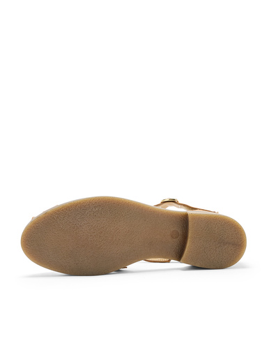 Sandales cuir à scratch