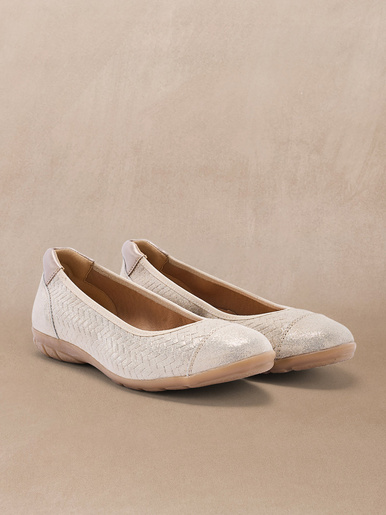 Ballerines à semelle amovible
