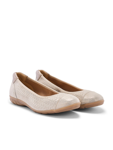 Ballerines à semelle amovible