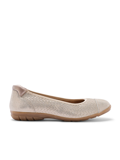 Ballerines à semelle amovible