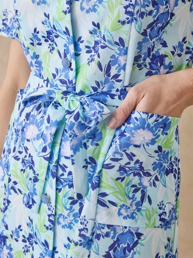 Robe en maille fluide