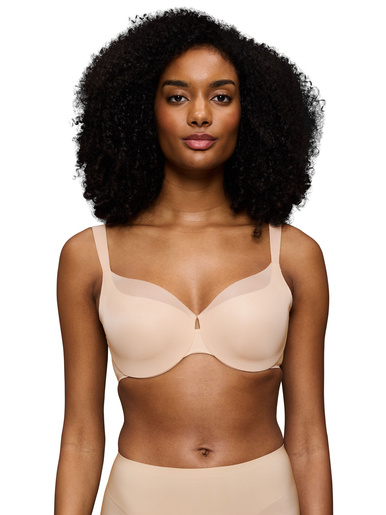 Soutien-gorge minimiseur préformé sans armatures Jane C à E - Beige Soutien-gorge minimiseur préformé sans armatures Jane C à E - Beige