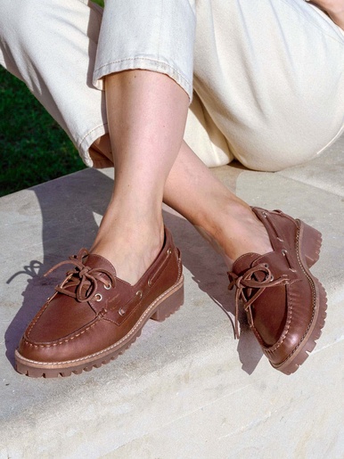 Chaussures bateau femme