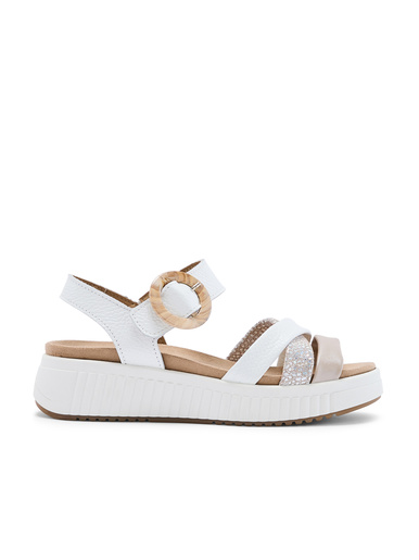 Sandales à patte scratch fantaisie