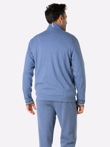 Veste zippée interlock