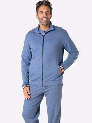 Veste zippée interlock