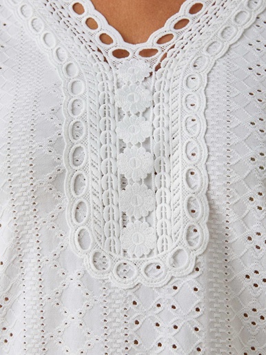Tee-shirt en maille fantaisie.