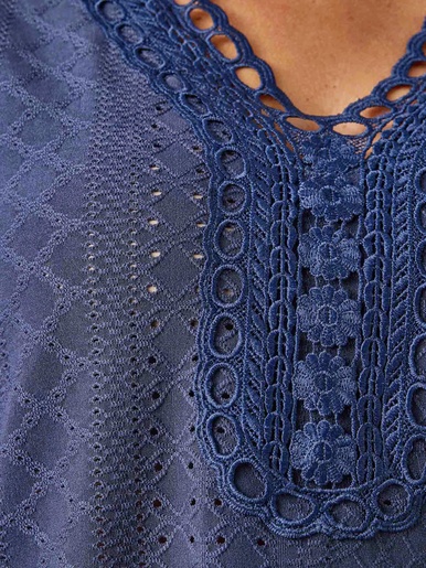 Tee-shirt en maille fantaisie.