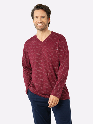 Pyjama Business - Eminence - Bordeaux/marine