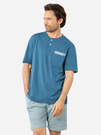 Pyjacourt Casual - Eminence - Bleu/blanc