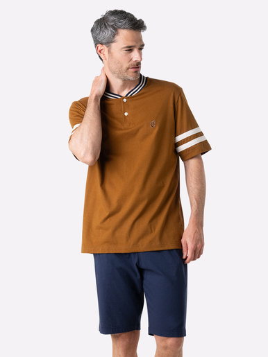 Pyjacourt Club - Eminence - Marron/marine