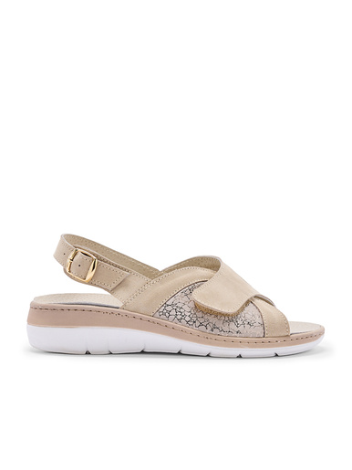 Sandales spécial hallux valgus - Pédiconfort - Beige