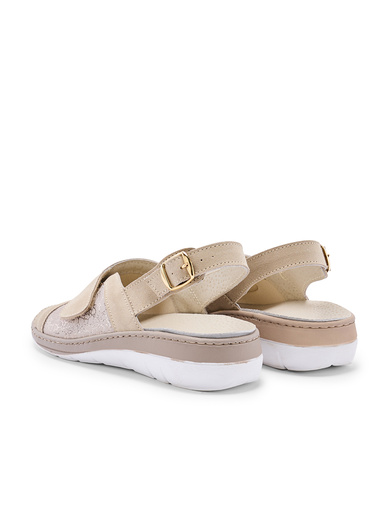 Sandales spécial hallux valgus - Pédiconfort - Beige