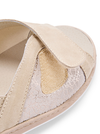 Sandales spécial hallux valgus - Pédiconfort - Beige