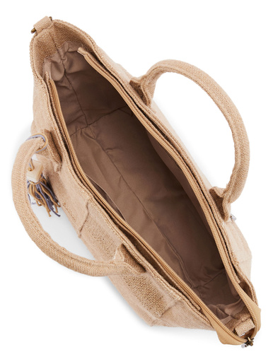 Sac style cabas en toile de jute