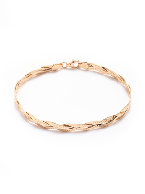 Bracelet maille entrelacée