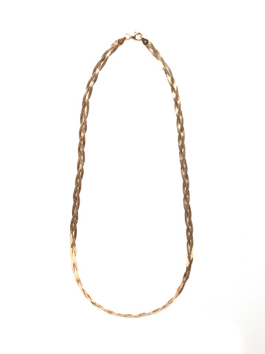 Collier maille entrelacée