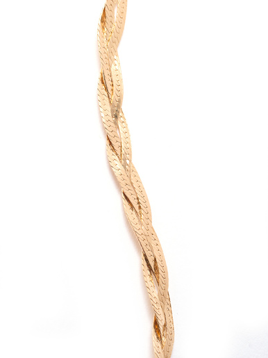 Collier maille entrelacée
