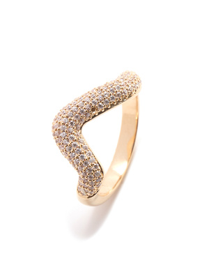 Bague avec oxyde de zirconium