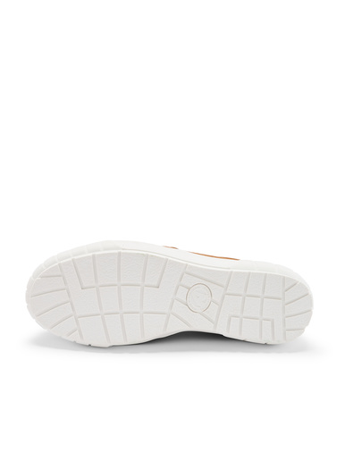 Mocassins cuir velours perforé