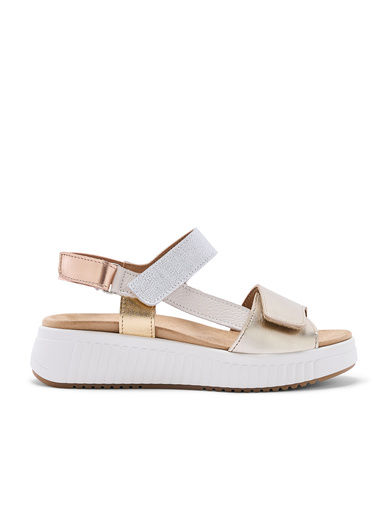 Sandales ouverture totale par scratchs